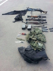 Weapons siezed in Operation Protective Edge, Summer 2014