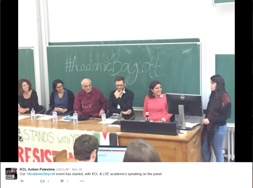 academic boycott of israel