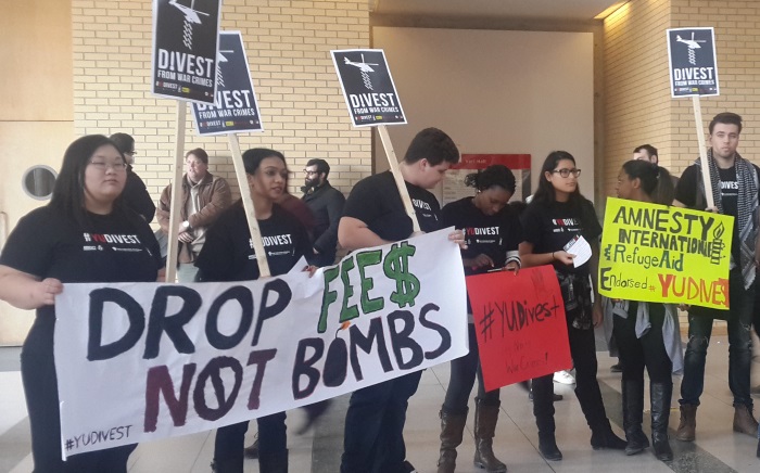 antisemitic demonstration and counter-protest