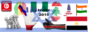 facebook cover with flags of nations affected by terror 2015