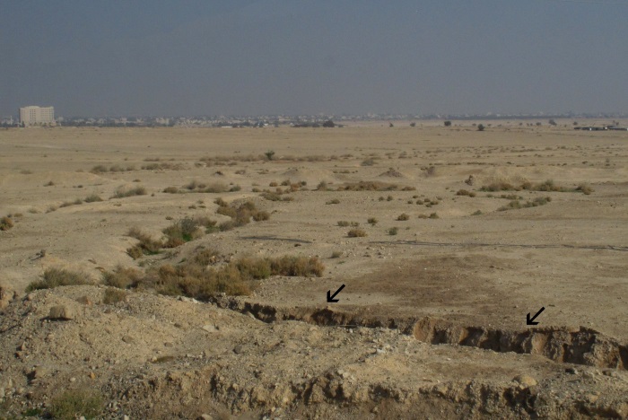 Jericho entrance tunnels