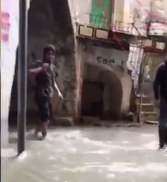 Flood libel - occupation causes flooding in Hebron