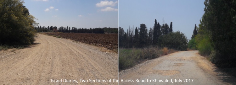 Two Sections of Khawaled access road
