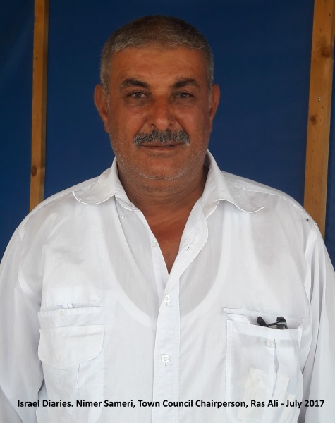Nimer Samri, head of Ras Ali town committee - נימר סמרי, ראש הועד של ראס עלי