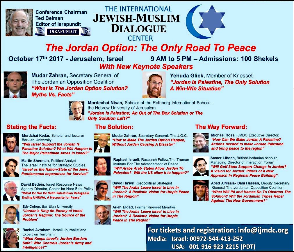 Jordan is Palestine Conference Flyer