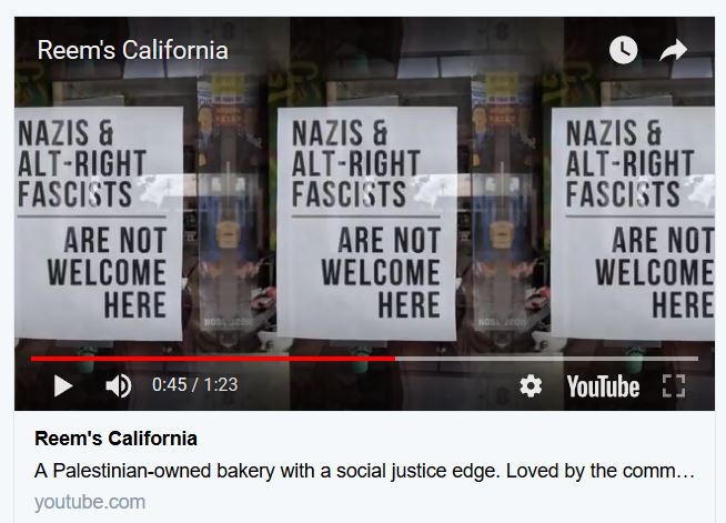 Reem's Bakery window