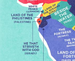 Literal translations of Israel and Palestine