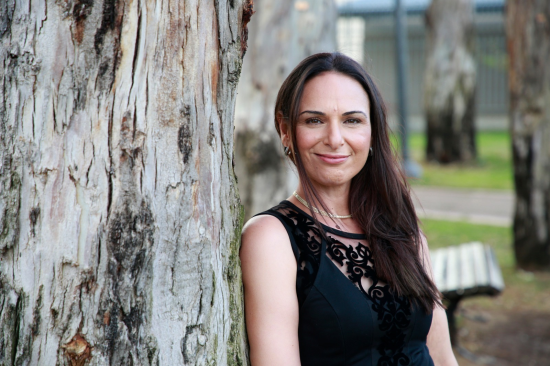 Portrait of Merav Levi that appeared in La'Isha Magazine