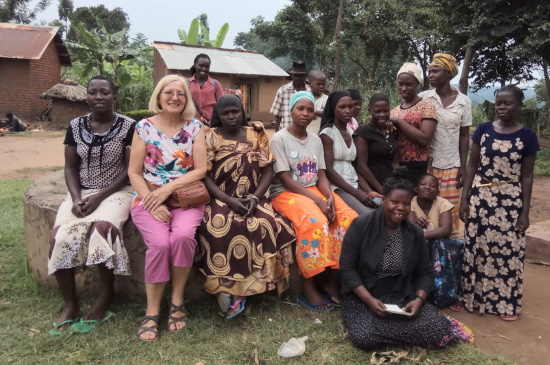 Ilana Shemesh doing outreach in Uganda