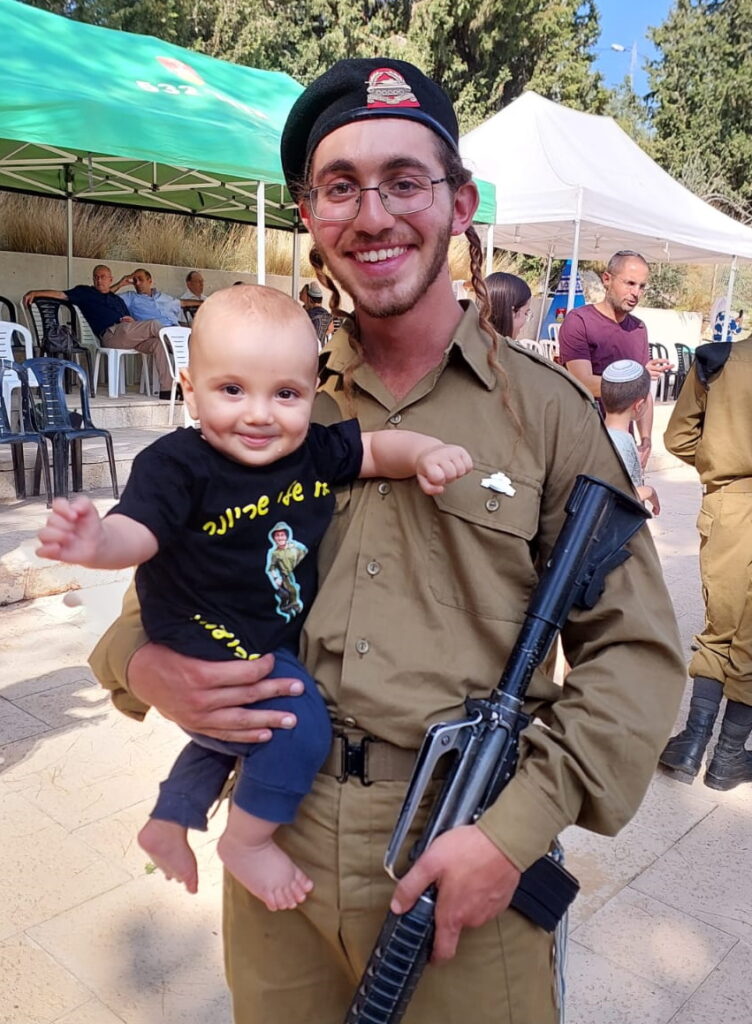 Ariel with his baby brother, Ori