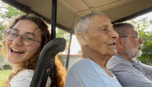 Orit and her grandparents
