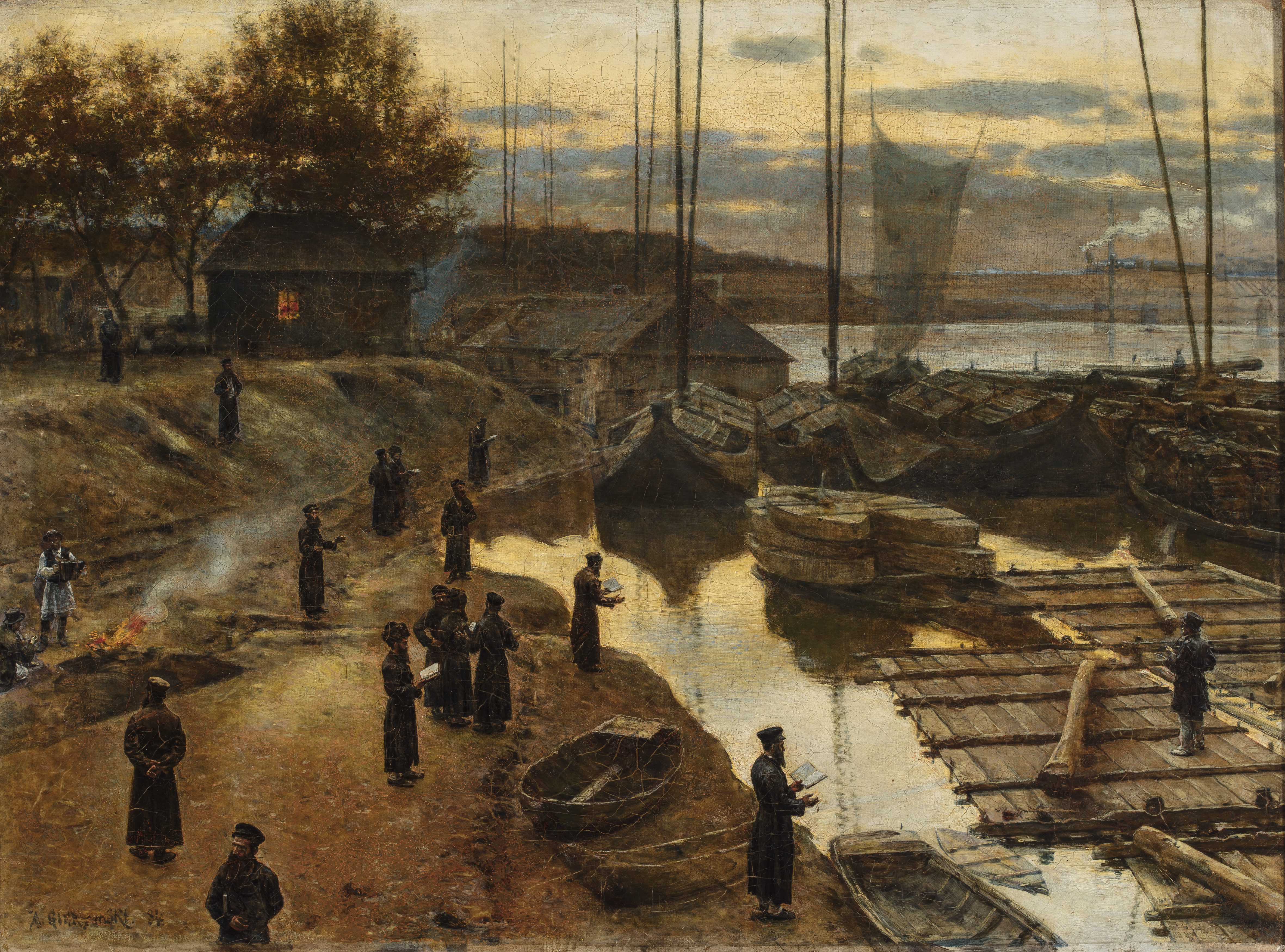 Painting of Tashlich