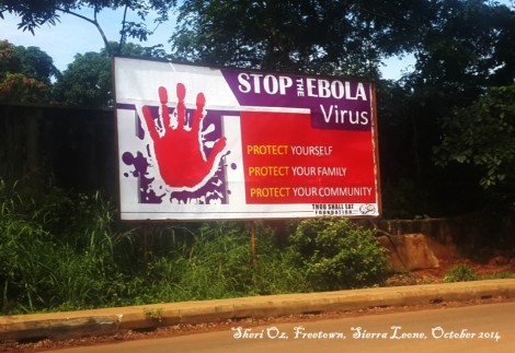 Stop Ebola Sign in Sierra Leone