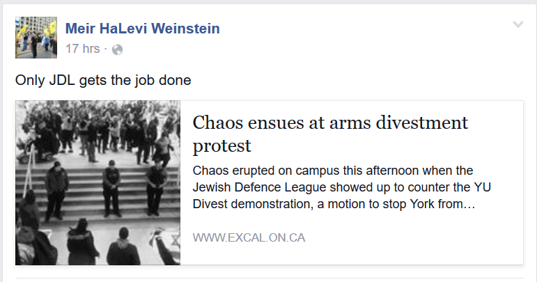 JDL, #YUDIVEST, York University